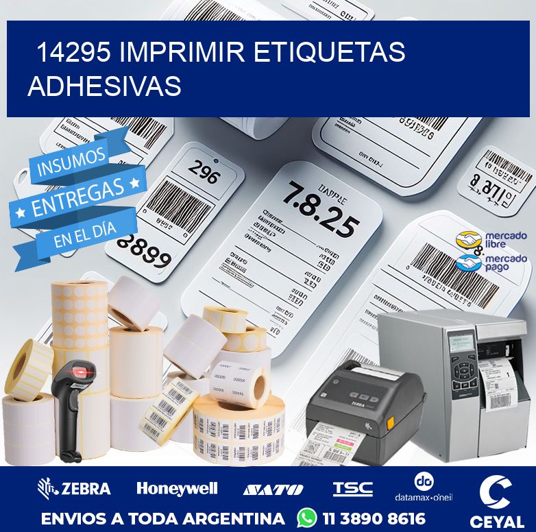 14295 IMPRIMIR ETIQUETAS ADHESIVAS