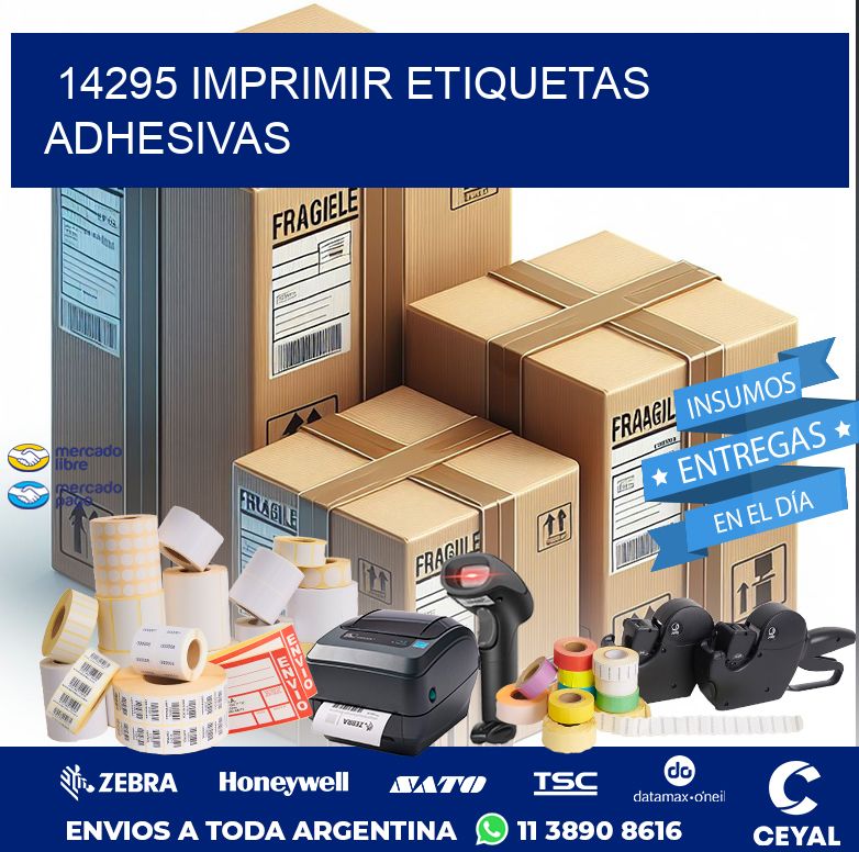 14295 IMPRIMIR ETIQUETAS ADHESIVAS