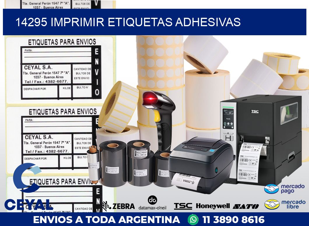 14295 IMPRIMIR ETIQUETAS ADHESIVAS
