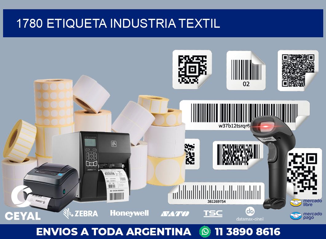 1780 ETIQUETA INDUSTRIA TEXTIL