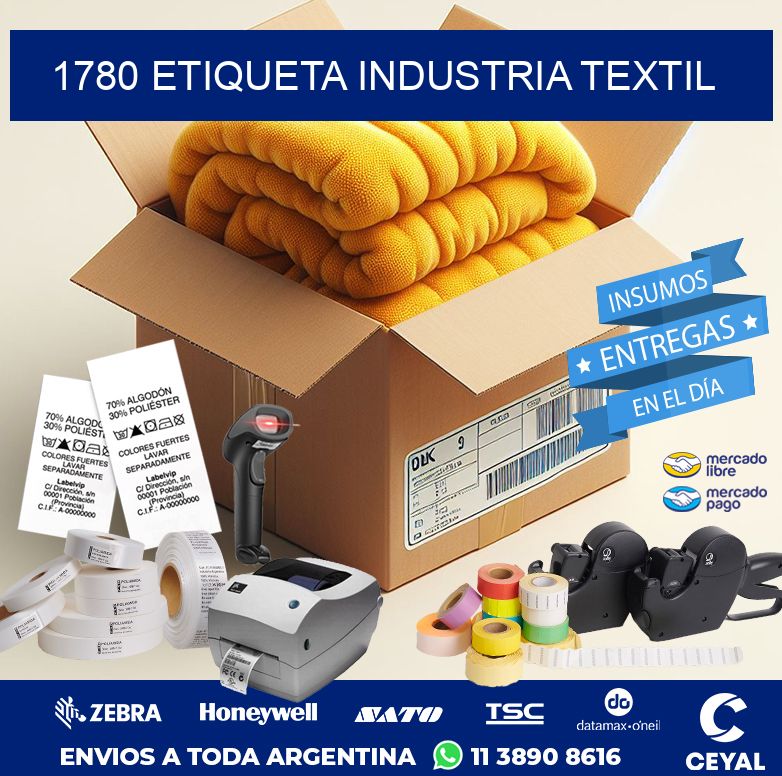 1780 ETIQUETA INDUSTRIA TEXTIL