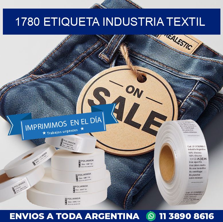 1780 ETIQUETA INDUSTRIA TEXTIL