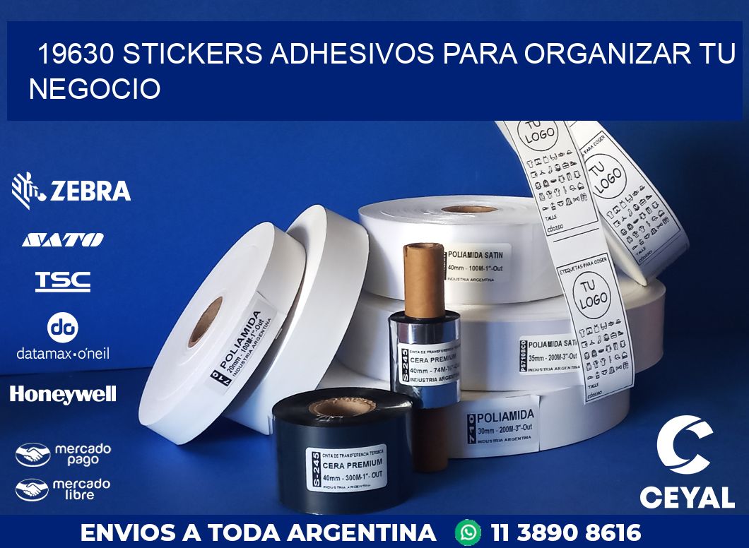 19630 STICKERS ADHESIVOS PARA ORGANIZAR TU NEGOCIO