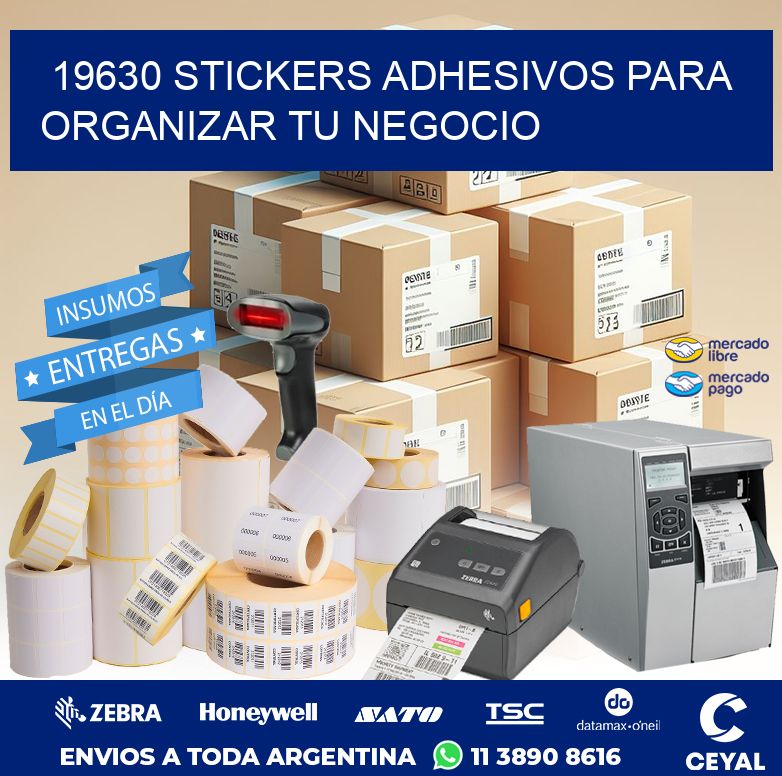 19630 STICKERS ADHESIVOS PARA ORGANIZAR TU NEGOCIO
