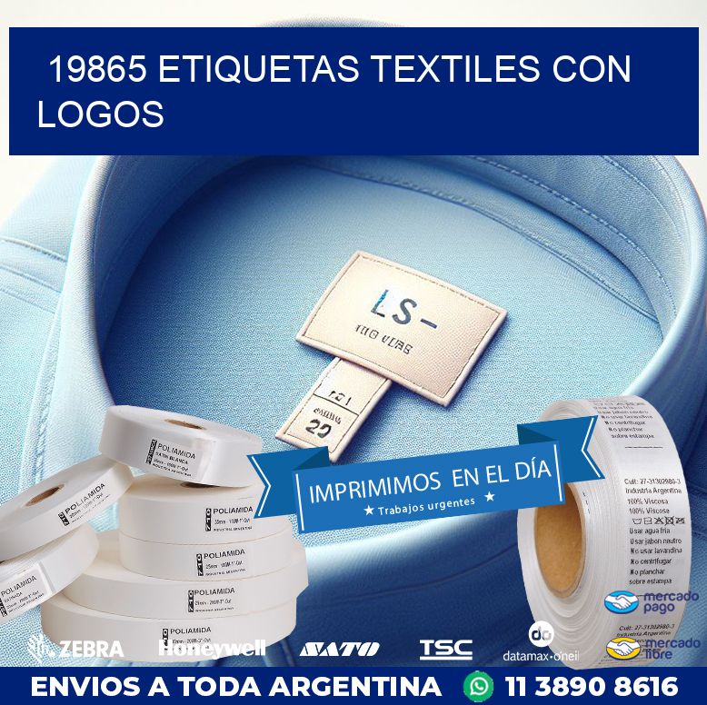 19865 ETIQUETAS TEXTILES CON LOGOS