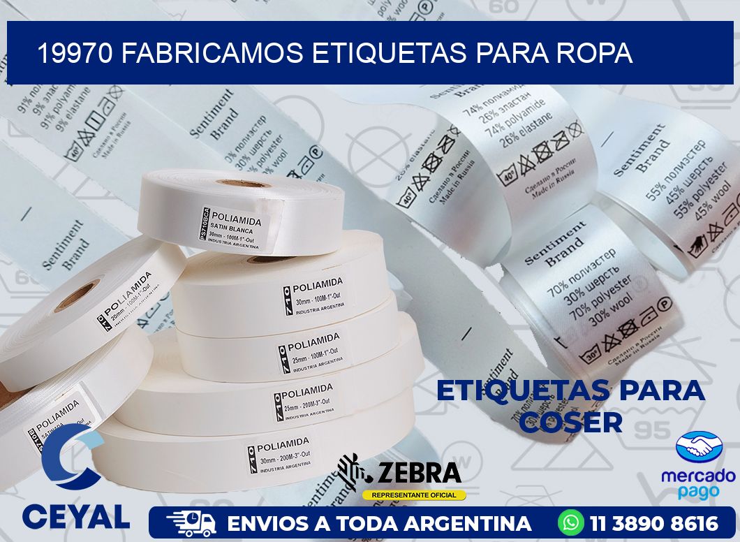 19970 FABRICAMOS ETIQUETAS PARA ROPA