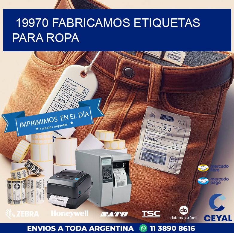 19970 FABRICAMOS ETIQUETAS PARA ROPA
