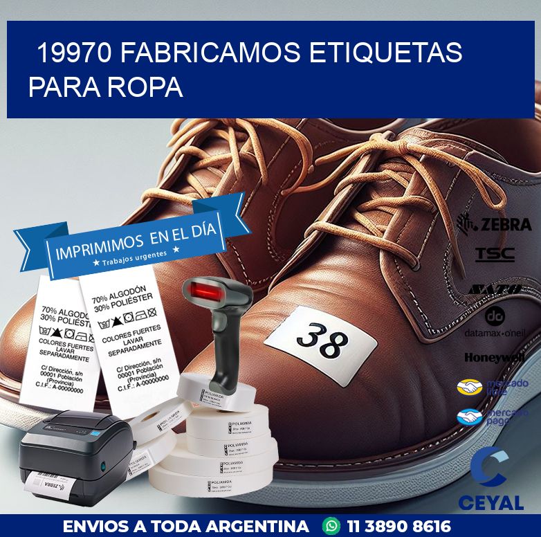 19970 FABRICAMOS ETIQUETAS PARA ROPA