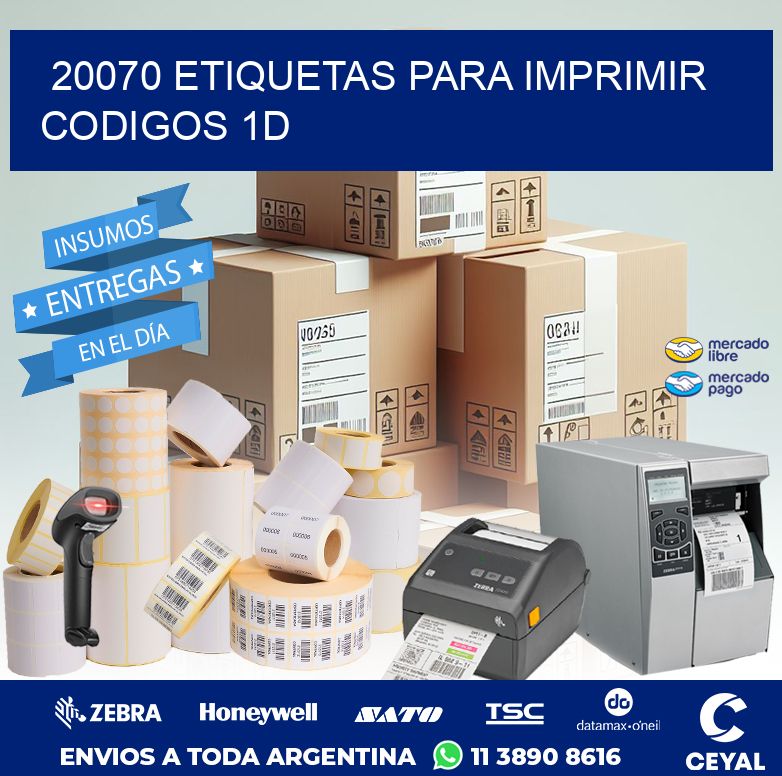 20070 ETIQUETAS PARA IMPRIMIR CODIGOS 1D