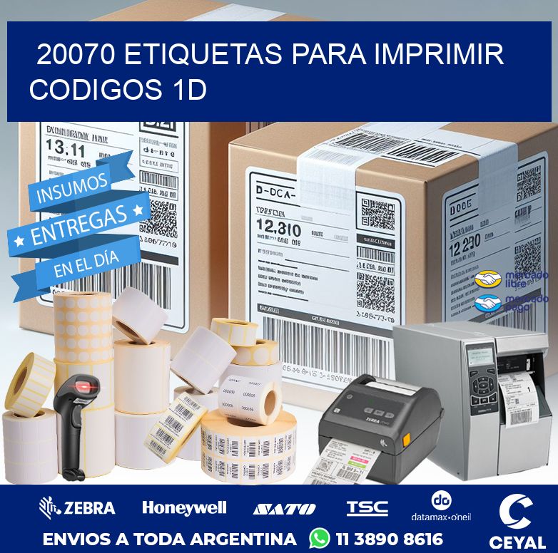 20070 ETIQUETAS PARA IMPRIMIR CODIGOS 1D