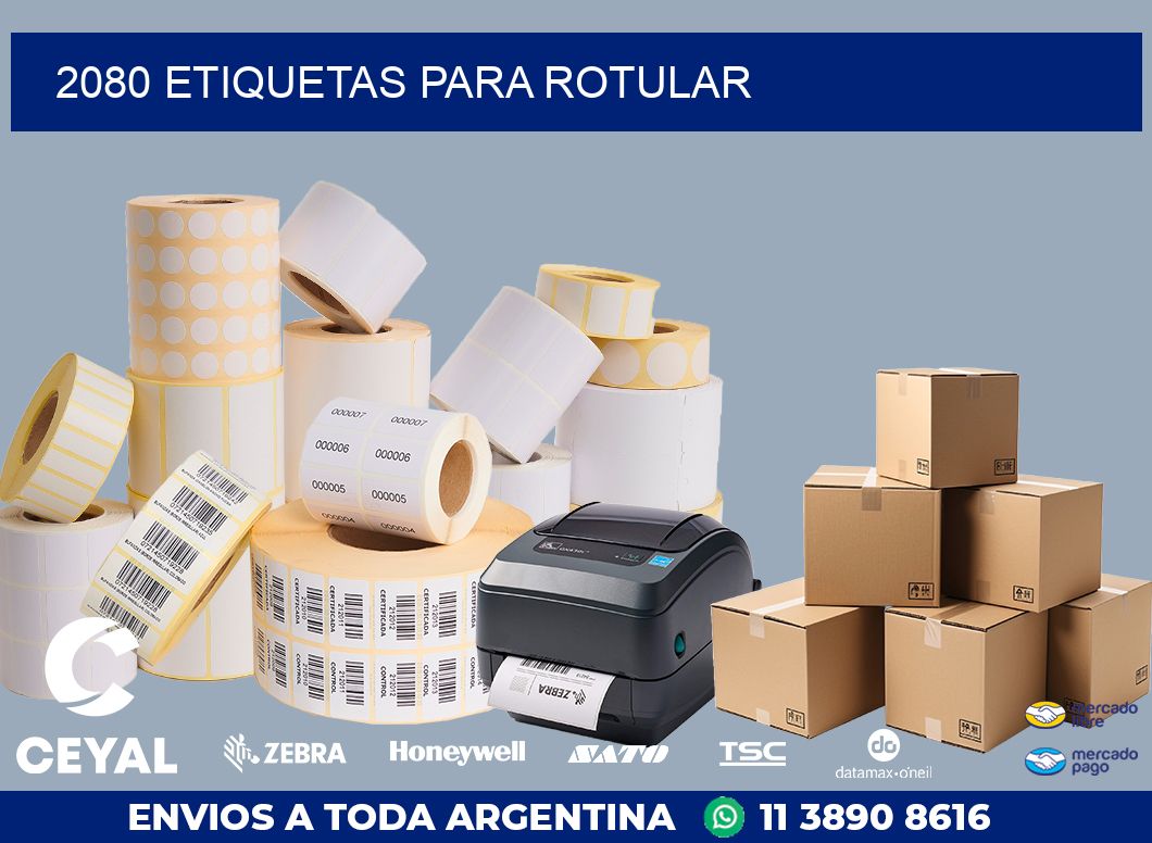 2080 ETIQUETAS PARA ROTULAR