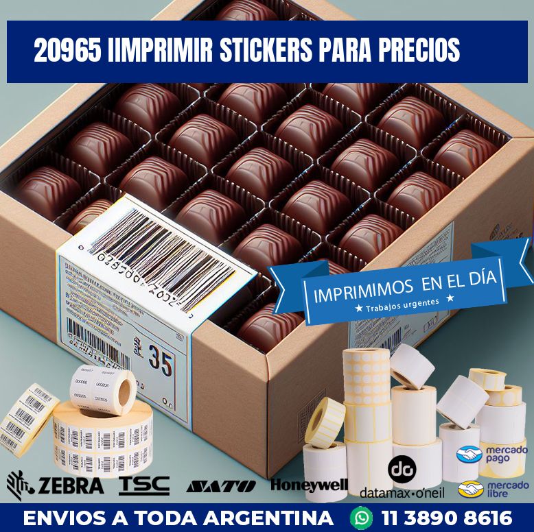 20965 IIMPRIMIR STICKERS PARA PRECIOS
