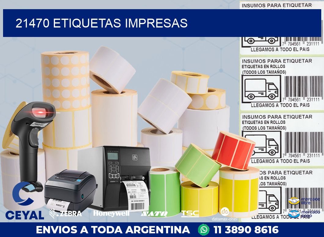 21470 ETIQUETAS IMPRESAS