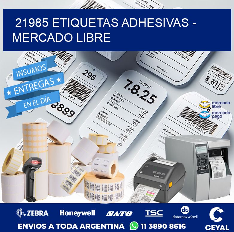 21985 ETIQUETAS ADHESIVAS - MERCADO LIBRE
