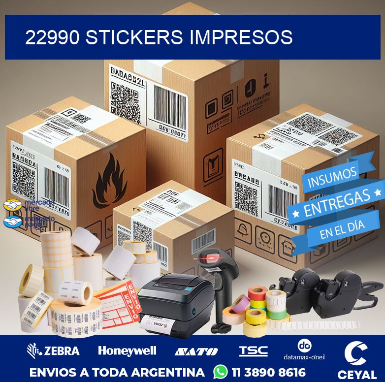 22990 STICKERS IMPRESOS