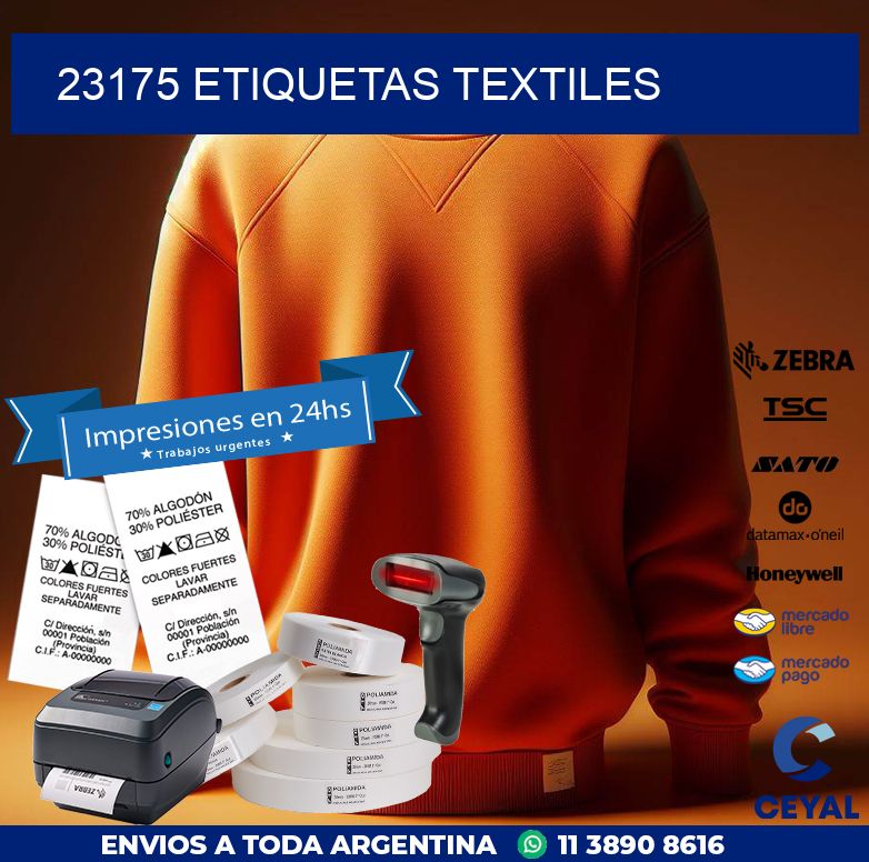 23175 ETIQUETAS TEXTILES