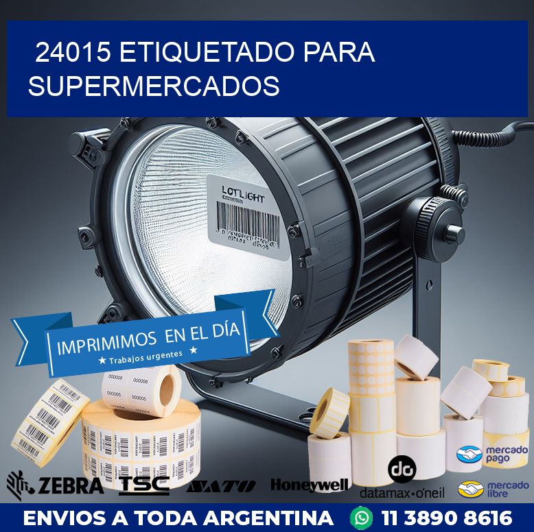 24015 ETIQUETADO PARA SUPERMERCADOS