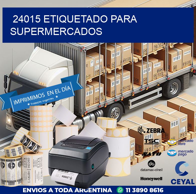 24015 ETIQUETADO PARA SUPERMERCADOS