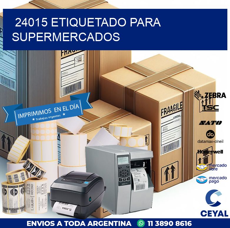 24015 ETIQUETADO PARA SUPERMERCADOS