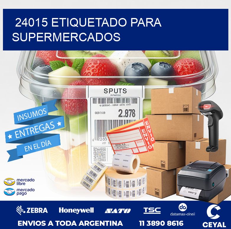 24015 ETIQUETADO PARA SUPERMERCADOS