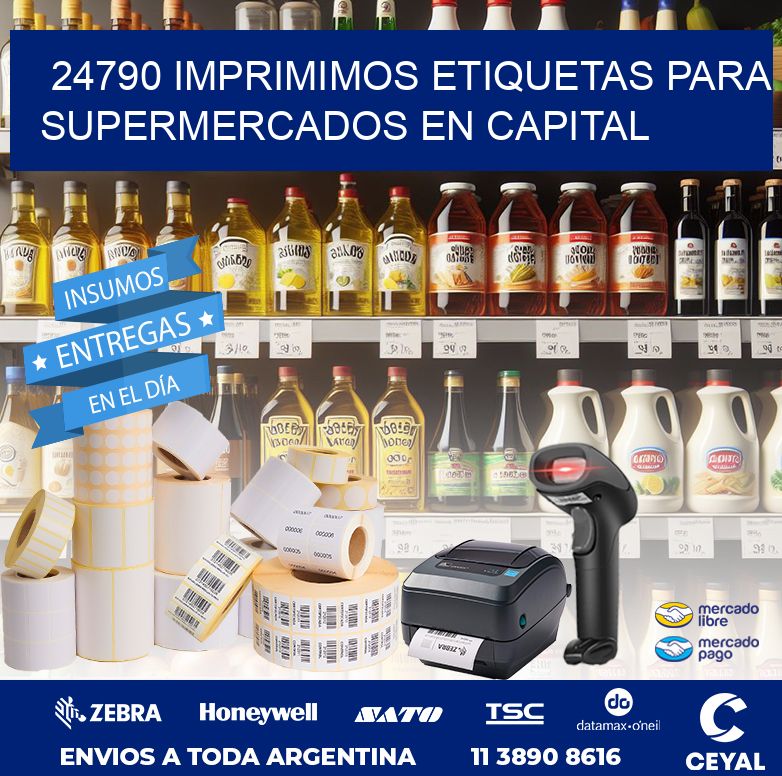 24790 IMPRIMIMOS ETIQUETAS PARA SUPERMERCADOS EN CAPITAL