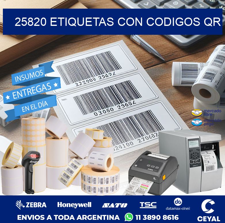 25820 ETIQUETAS CON CODIGOS QR