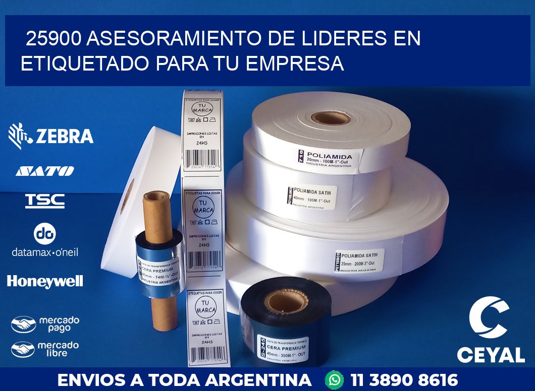 25900 ASESORAMIENTO DE LIDERES EN ETIQUETADO PARA TU EMPRESA