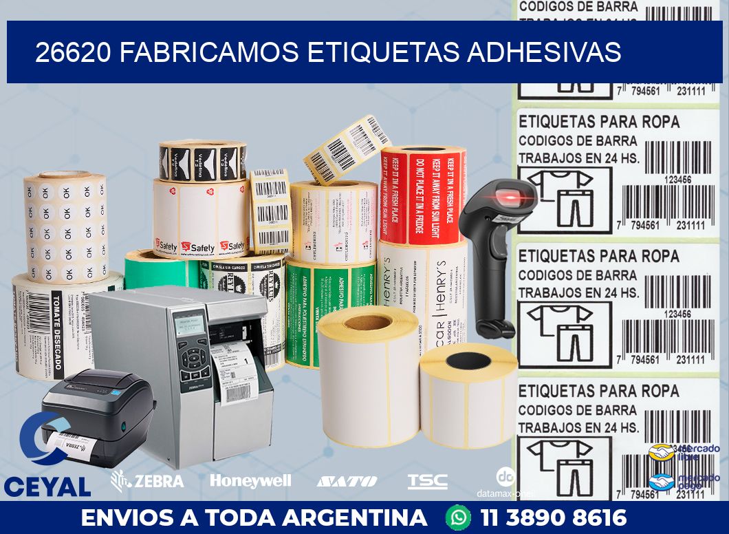26620 FABRICAMOS ETIQUETAS ADHESIVAS