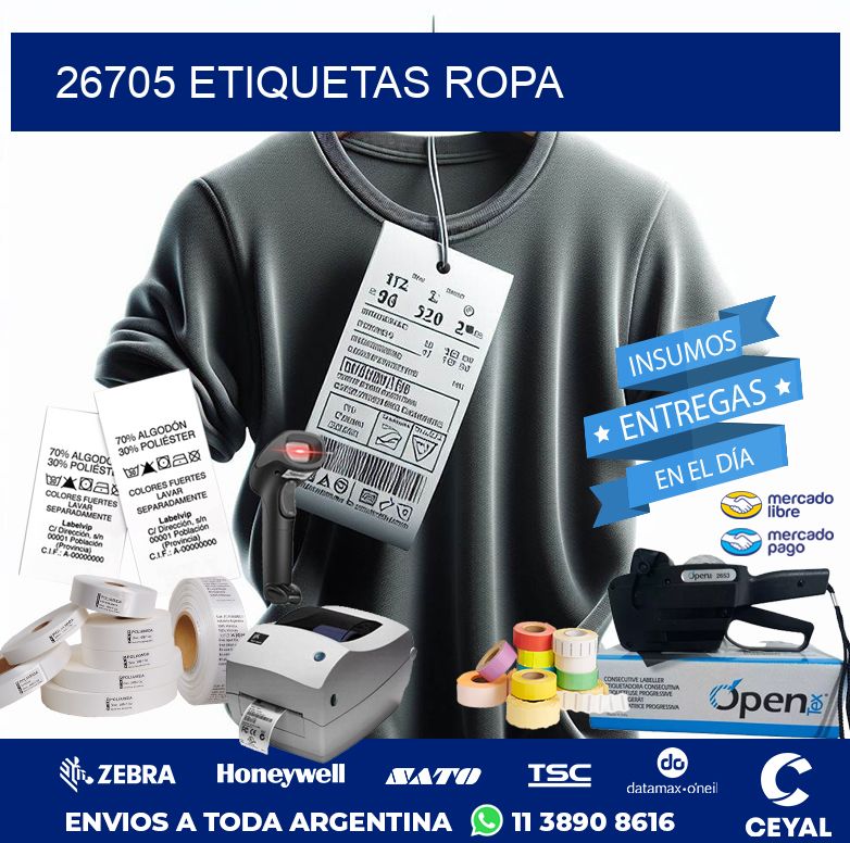 26705 ETIQUETAS ROPA