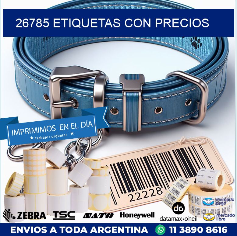 26785 ETIQUETAS CON PRECIOS
