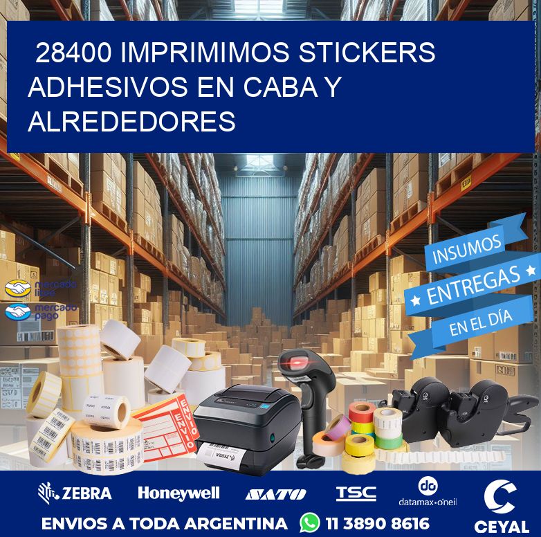 28400 IMPRIMIMOS STICKERS ADHESIVOS EN CABA Y ALREDEDORES