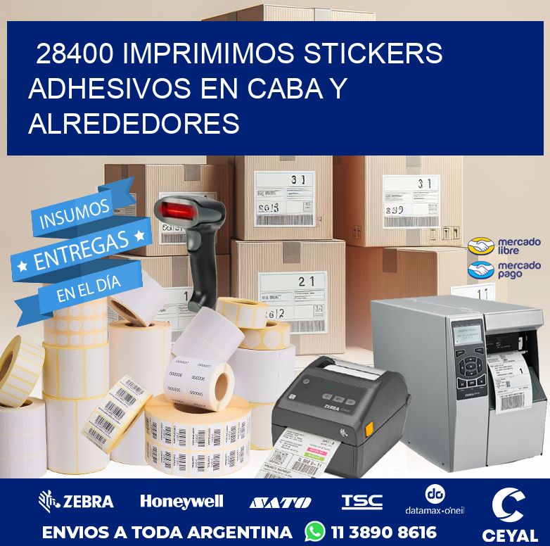 28400 IMPRIMIMOS STICKERS ADHESIVOS EN CABA Y ALREDEDORES