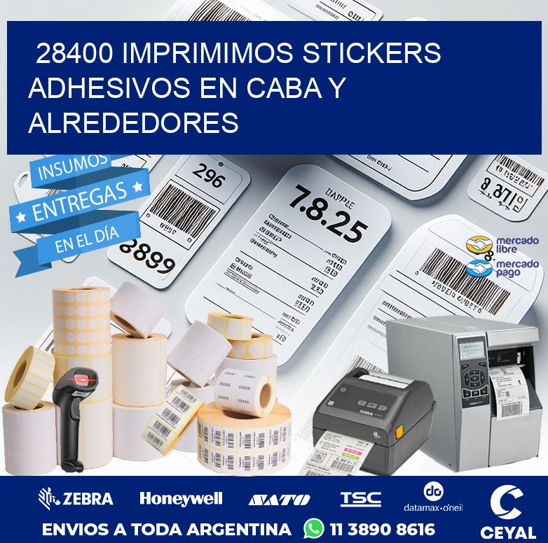 28400 IMPRIMIMOS STICKERS ADHESIVOS EN CABA Y ALREDEDORES