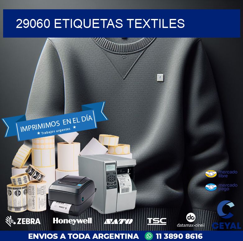 29060 ETIQUETAS TEXTILES