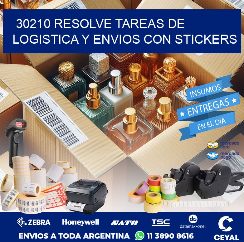 30210 RESOLVE TAREAS DE LOGISTICA Y ENVIOS CON STICKERS