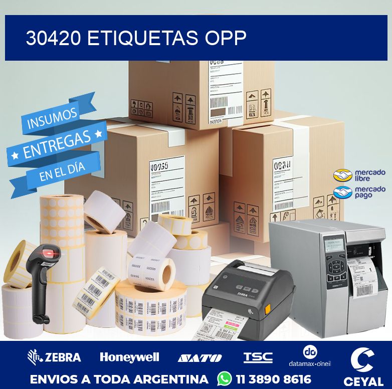 30420 ETIQUETAS OPP