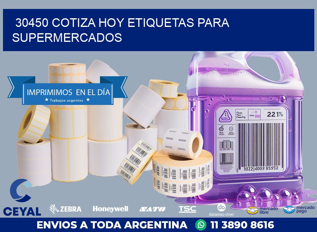 30450 COTIZA HOY ETIQUETAS PARA SUPERMERCADOS