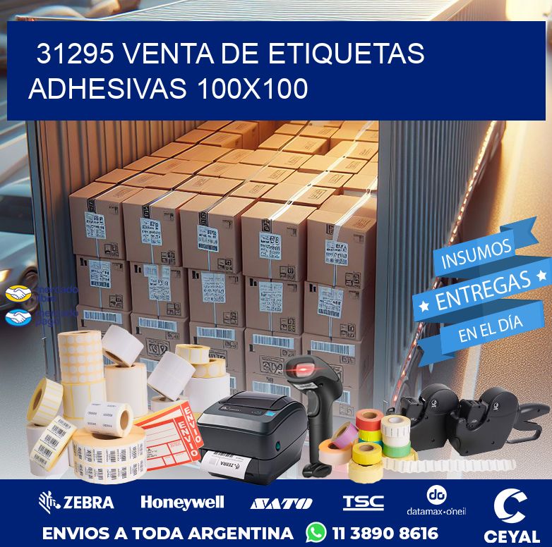 31295 VENTA DE ETIQUETAS ADHESIVAS 100X100