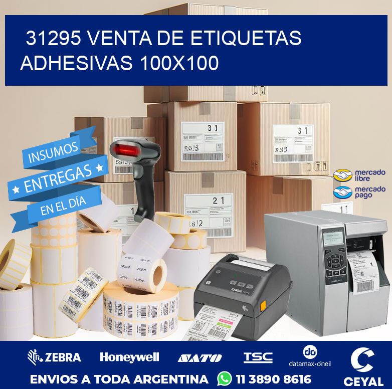 31295 VENTA DE ETIQUETAS ADHESIVAS 100X100