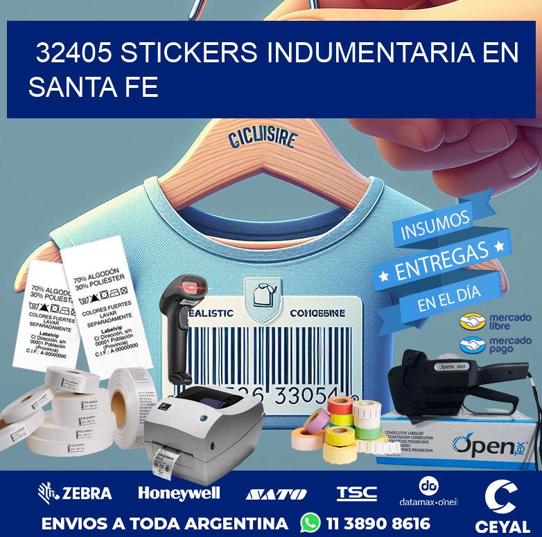 32405 STICKERS INDUMENTARIA EN SANTA FE