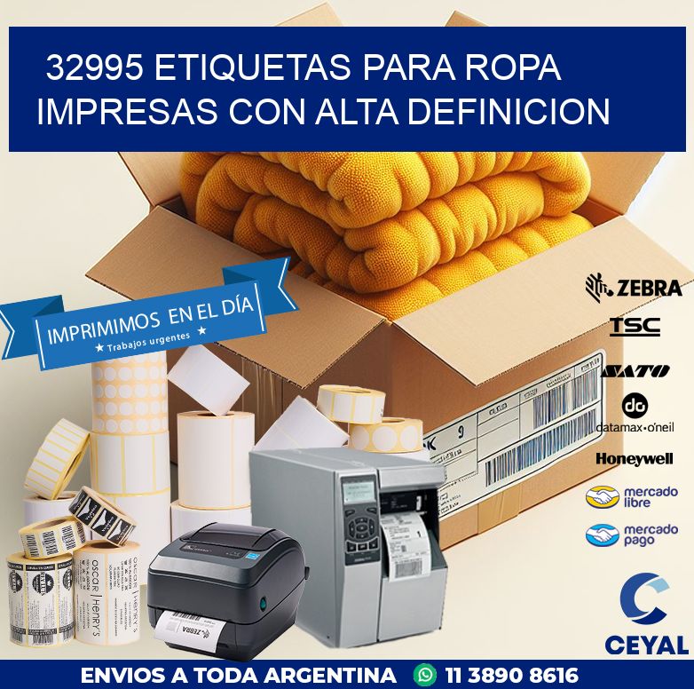 32995 ETIQUETAS PARA ROPA IMPRESAS CON ALTA DEFINICION