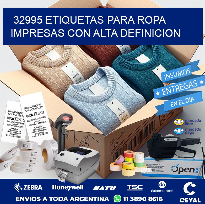 32995 ETIQUETAS PARA ROPA IMPRESAS CON ALTA DEFINICION
