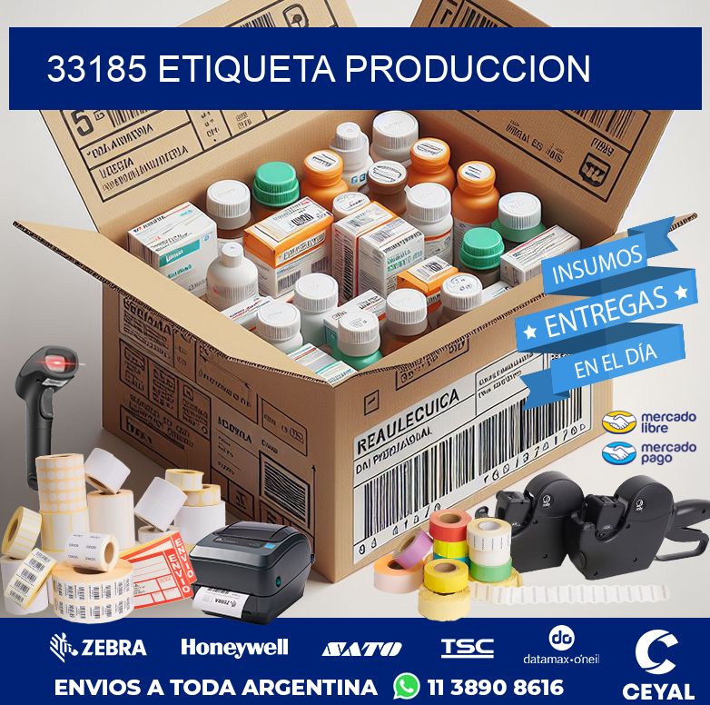 33185 ETIQUETA PRODUCCION
