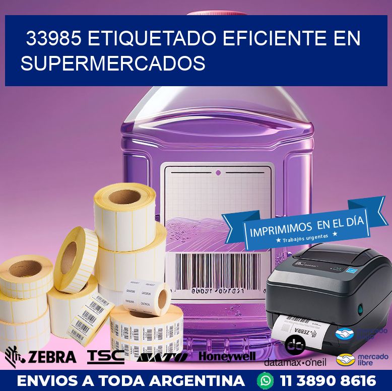 33985 ETIQUETADO EFICIENTE EN SUPERMERCADOS
