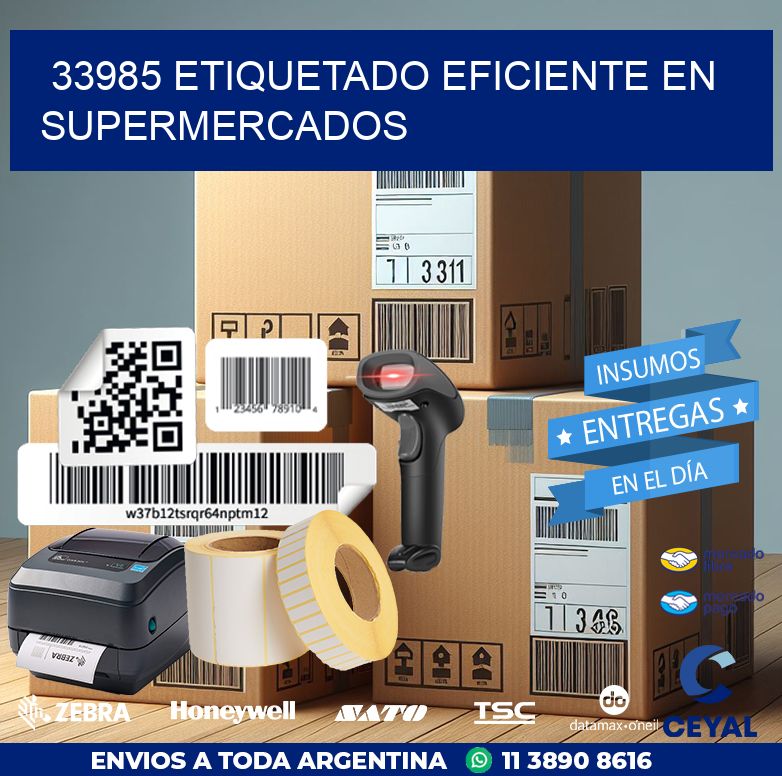 33985 ETIQUETADO EFICIENTE EN SUPERMERCADOS