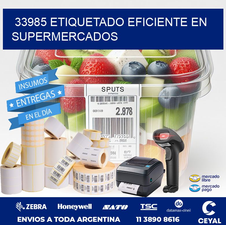 33985 ETIQUETADO EFICIENTE EN SUPERMERCADOS