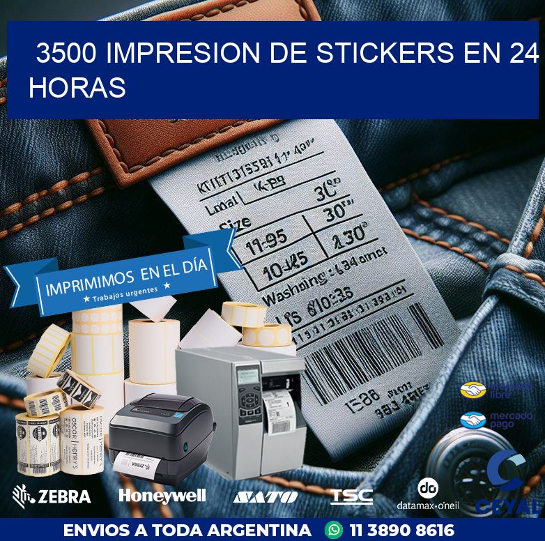 3500 IMPRESION DE STICKERS EN 24 HORAS