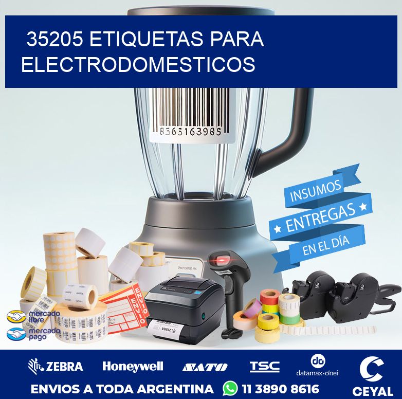 35205 ETIQUETAS PARA ELECTRODOMESTICOS