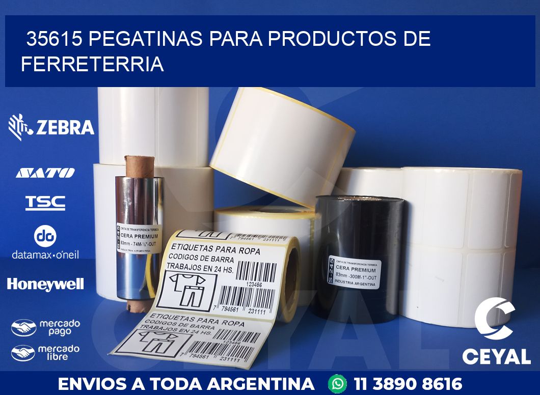 35615 PEGATINAS PARA PRODUCTOS DE FERRETERRIA