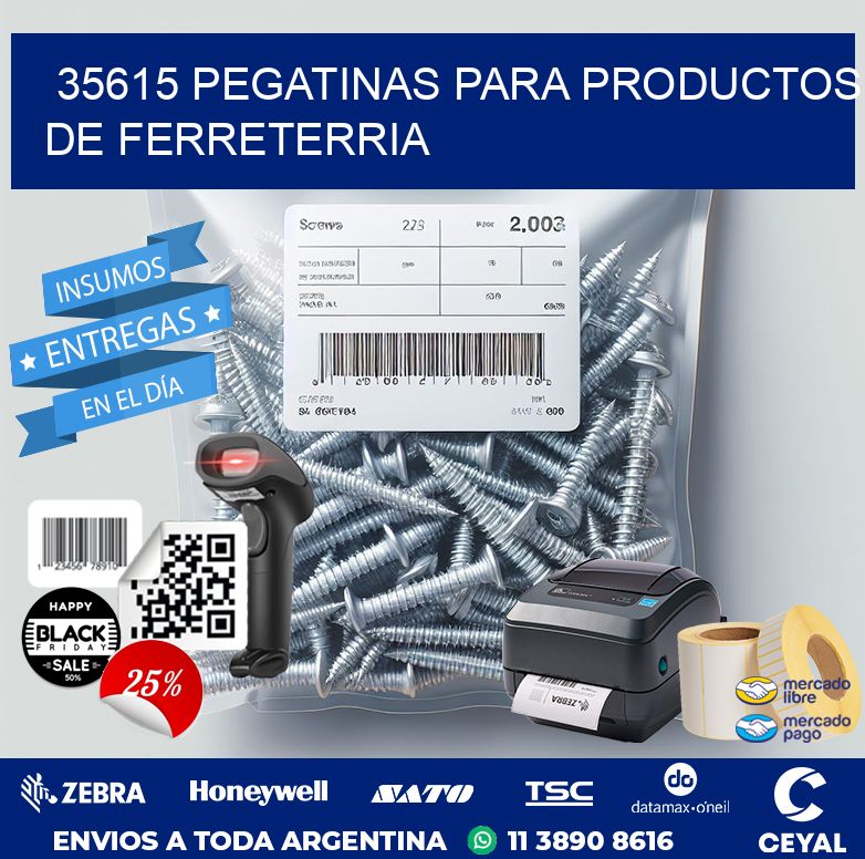 35615 PEGATINAS PARA PRODUCTOS DE FERRETERRIA